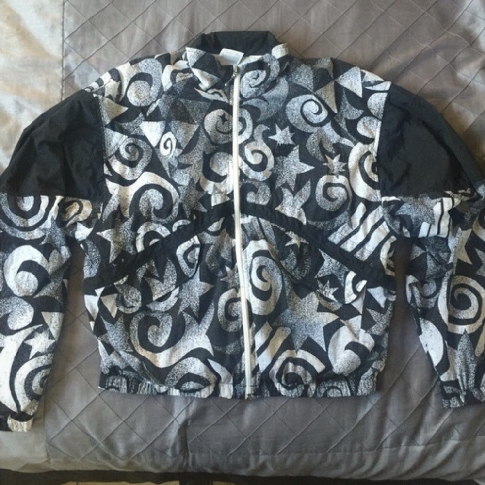 Nike Abstract Black and White Jacket